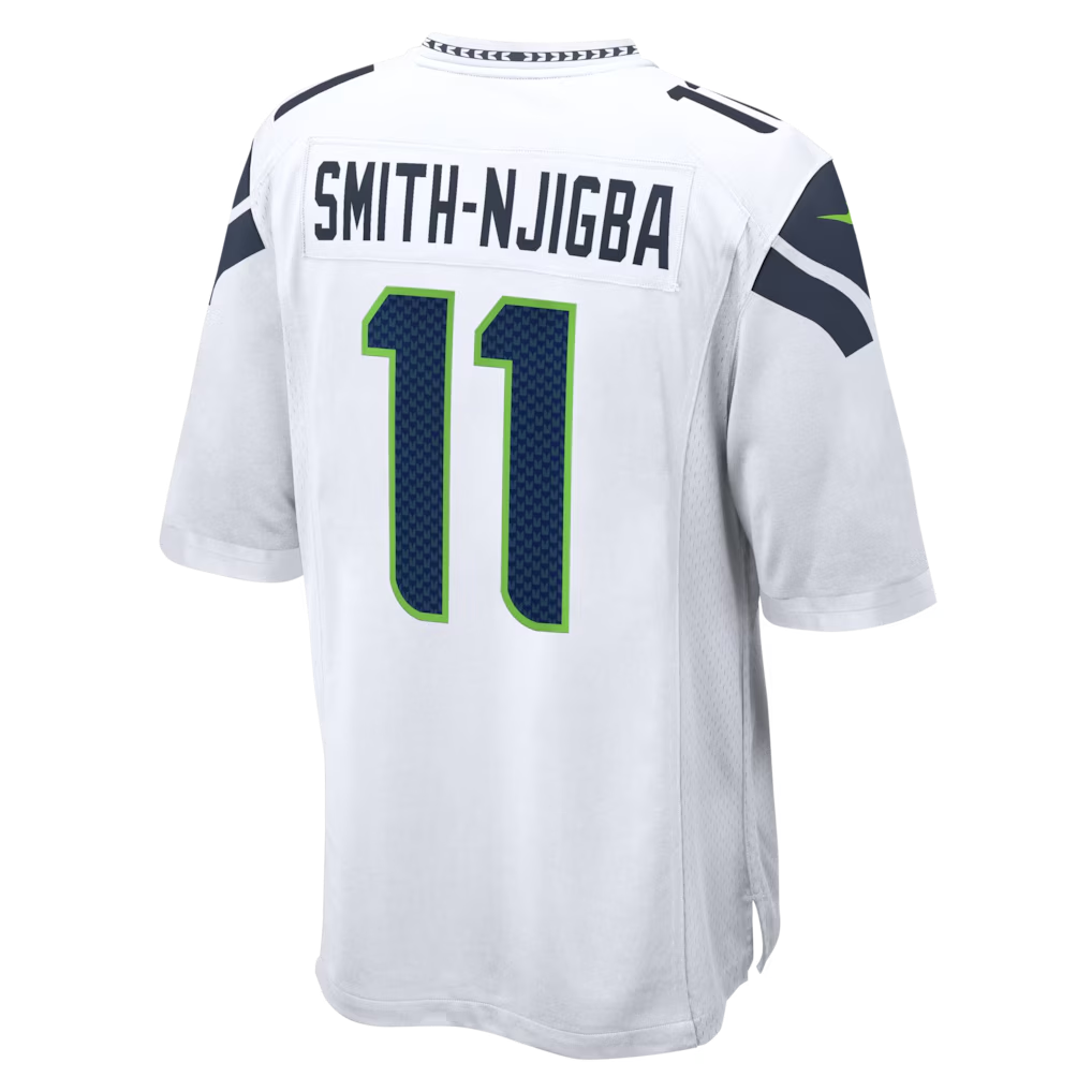 Friene S.Seahawks #11 Jaxon Smith-Njigba White Game Stitched Jerseys