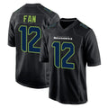 Friene S.Seahawks #12 12th Fan Player Black Limited Fashion Home Game Stitched Jerseys