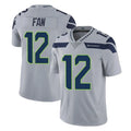 Friene S.Seahawks #12 12th Fan Player Gray Limited Vapor Untouchable Home Game Stitched Jerseys
