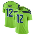 Friene S.Seahawks #12 12th Fan Player Green Limited Color Rush Home Game Stitched Jerseys