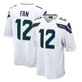 Friene S.Seahawks #12 12th Fan Player White Home Game Stitched Jerseys