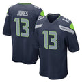 Friene S.Seahawks #13 Ernest Jones IV Player Navy Home Game Stitched Jerseys