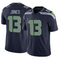 Friene S.Seahawks #13 Ernest Jones IV Player Navy Limited Vapor F.U.S.E. Home Game Stitched Jerseys