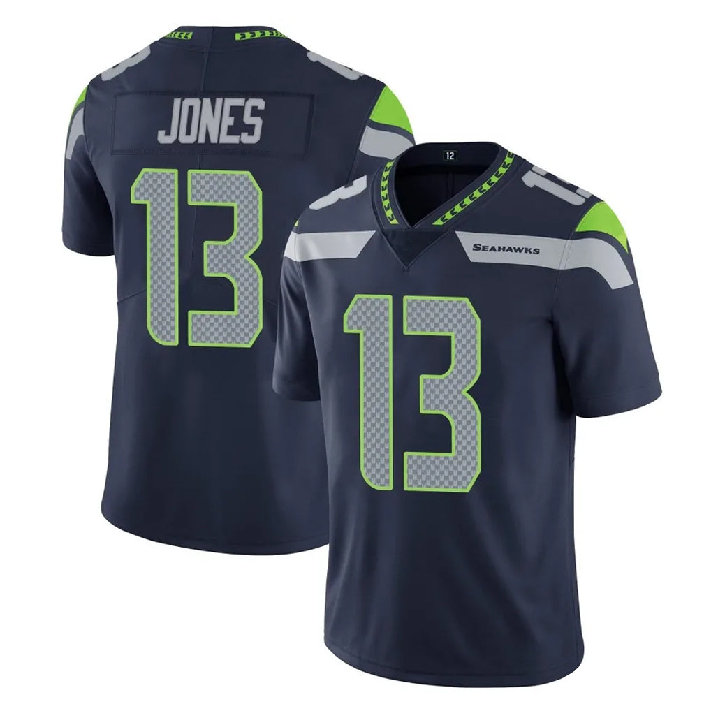 Friene S.Seahawks #13 Ernest Jones IV Player Navy Limited Vapor Untouchable Home Game Stitched Jerseys
