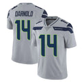 Friene S.Seahawks #14 Sam Darnold Player Gray Limited Vapor Untouchable Home Game Stitched Jerseys