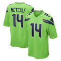 Friene S.Seahawks #14 Sam Darnold Player Green Home Game Stitched Jerseys