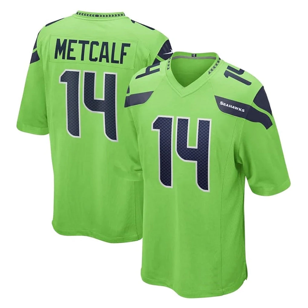 Friene S.Seahawks #14 Sam Darnold Player Green Home Game Stitched Jerseys