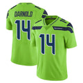 Friene S.Seahawks #14 Sam Darnold Player Green Limited Color Rush Home Game Stitched Jerseys