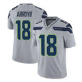 Friene S.Seahawks #18 Elijah Arroyo Player Gray Limited Vapor Untouchable Home Game Stitched Jerseys