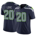 Friene S.Seahawks #20 Julian Love Player Navy Limited Vapor F.U.S.E. Home Game Stitched Jerseys