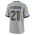 Friene S.Seahawks #21 Devon Witherspoon Player Gray Rivalries Collection Game Stitched Jerseys
