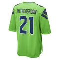 Friene S.Seahawks #21 Devon Witherspoon Player Green Home Game Stitched Jerseys