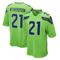 Friene S.Seahawks #21 Devon Witherspoon Player Green Home Game Stitched Jerseys
