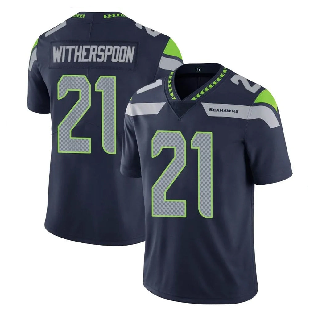 Friene S.Seahawks #21 Devon Witherspoon Player Navy Limited Vapor Untouchable Home Game Stitched Jerseys