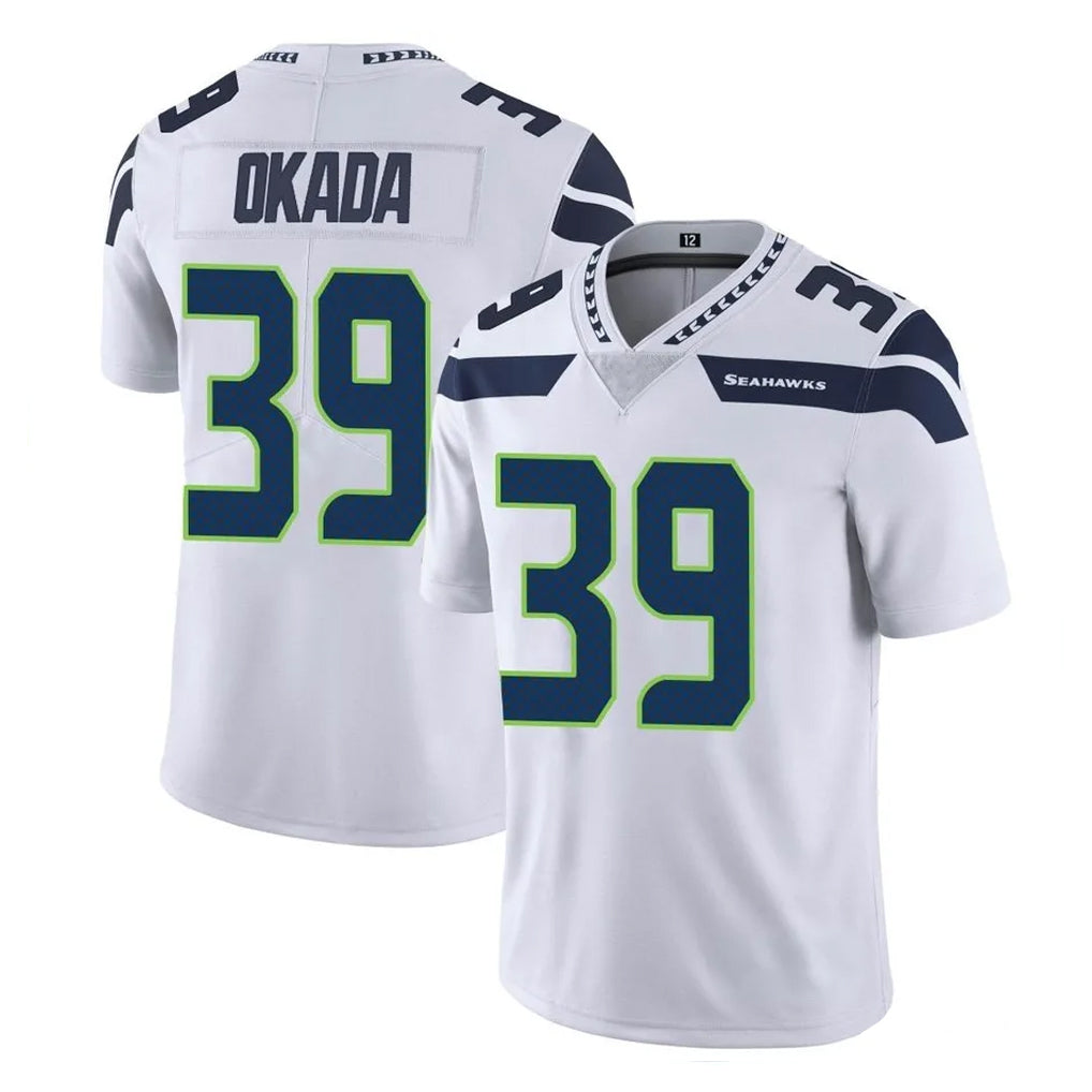 Friene S.Seahawks #39 Ty Okada Player White Limited Vapor Untouchable Home Game Stitched Jerseys