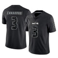 Friene S.Seahawks #3 Nick Emmanwori Player Black Limited Reflective Home Game Stitched Jerseys