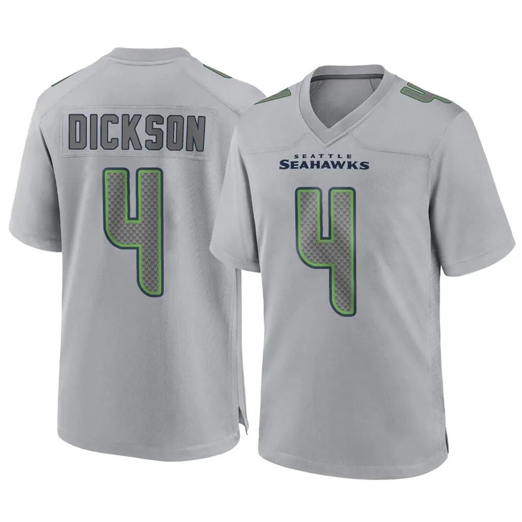 Friene S.Seahawks #4 Michael Dickson Player Gray Atmosphere Fashion Home Game Stitched Jerseys