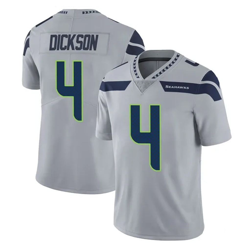 Friene S.Seahawks #4 Michael Dickson Player Gray Limited Vapor Untouchable Home Game Stitched Jerseys