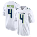 Friene S.Seahawks #4 Michael Dickson Player White Tundra Fashion Home Game Stitched Jerseys