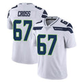 Friene S.Seahawks #67 Charles Cross Player White Limited Vapor Untouchable Home Game Stitched Jerseys