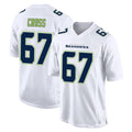 Friene S.Seahawks #67 Charles Cross Player White Tundra Fashion Home Game Stitched Jerseys