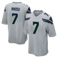 Friene S.Seahawks #7 Uchenna Nwosu Player Gray Home Game Stitched Jerseys
