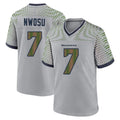 Friene S.Seahawks #7 Uchenna Nwosu Player Grey 2025 Rivalries Collection Home Game Stitched Jerseys