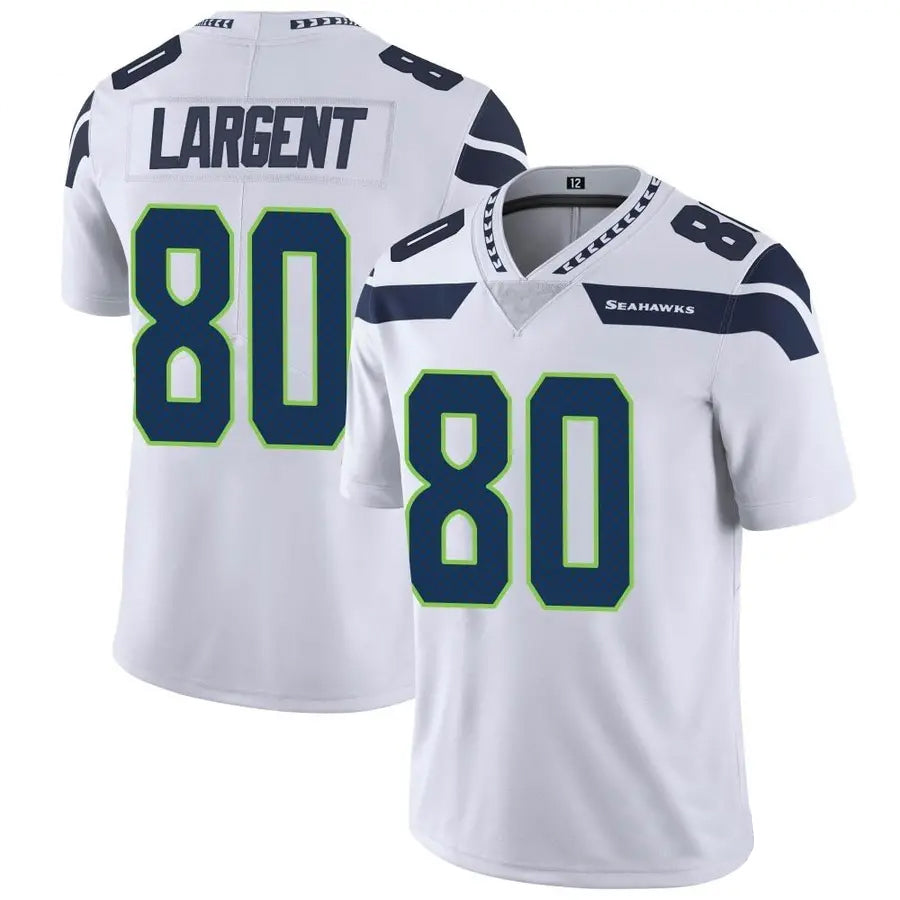 Friene S.Seahawks #80 Steve Largent Player White Vapor Limited Stitched Jerseys