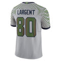 Friene S.Seahawks #80 Steve Largent Player Wolf Gray Rivalries Collection Limited Stitched Jerseys
