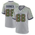 Friene S.Seahawks #88 AJ Barner Player Grey 2025 Rivalries Collection Home Game Stitched Jerseys