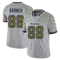 Friene S.Seahawks #88 AJ Barner Player Grey Limited 2025 Rivalries Collection Home Game Stitched Jerseys