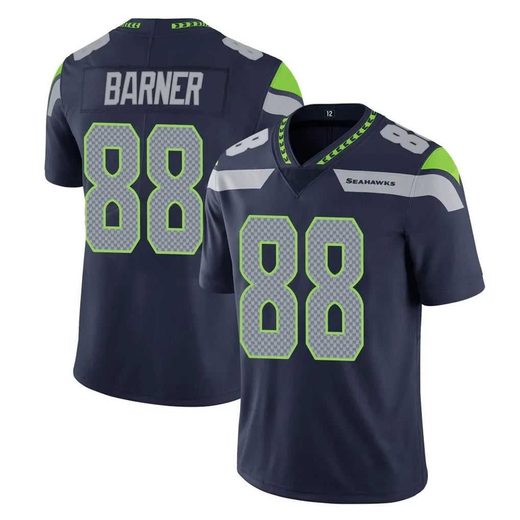 Friene S.Seahawks #88 AJ Barner Player Navy Limited Vapor Untouchable Home Game Stitched Jerseys