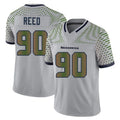 Friene S.Seahawks #90 Jarran Reed Player Grey Limited 2025 Rivalries Collection Home Game Stitched Jerseys