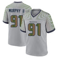 Friene S.Seahawks #91 Byron Murphy II Player Grey 2025 Rivalries Collection Home Game Stitched Jerseys