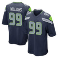 Friene S.Seahawks #99 Leonard Williams Player Navy Home Game Stitched Jerseys