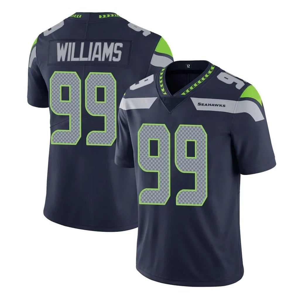 Friene S.Seahawks #99 Leonard Williams Player Navy Limited Vapor Untouchable Home Game Stitched Jerseys