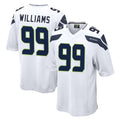 Friene S.Seahawks #99 Leonard Williams Player White Home Game Stitched Jerseys