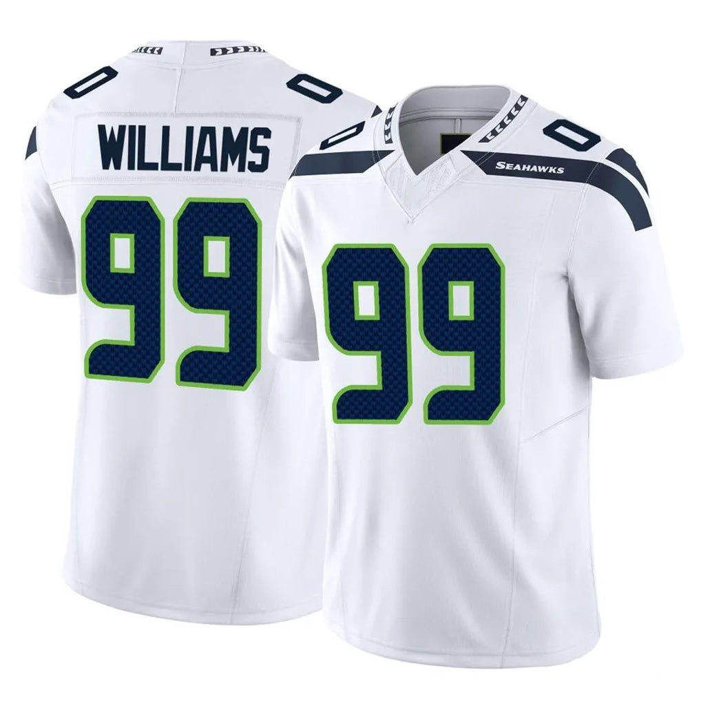 Friene S.Seahawks #99 Leonard Williams Player White Limited Vapor F.U.S.E. Home Game Stitched Jerseys