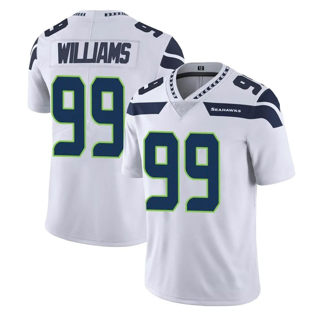 Friene S.Seahawks #99 Leonard Williams Player White Limited Vapor Untouchable Home Game Stitched Jerseys
