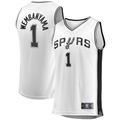 Friene SA.Spurs #1 Victor Wembanyama White Fast Break Replica Player Stitched Jerseys- Association Edition