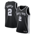 Friene SA.Spurs #2 Dylan Harper Black 2025 NBA Draft First Round Pick Swingman Stitched Jerseys- Icon Edition