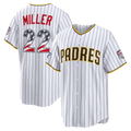 Friene S.Diego Padres #22 Mason Miller White 2026 All-Star Edition Stars & Stripes Stadium Jerseys