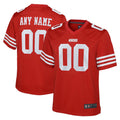 Friene Custom SF.49ers Red Game Team Colour Stitched Jerseys