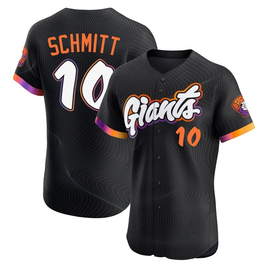 Friene SF.Giants #10 Casey Schmitt Player Black 2025 City Connect Home Limited Elite Stitched Jerseys