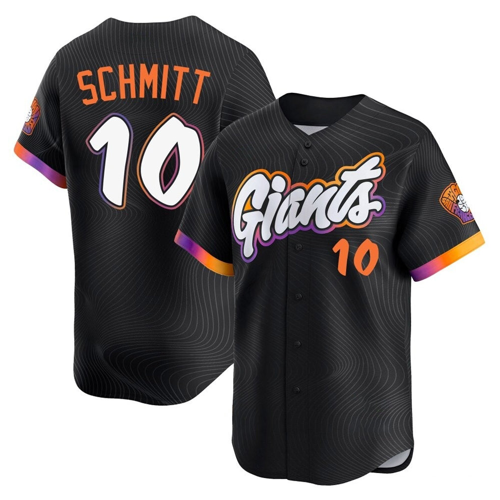 Friene SF.Giants #10 Casey Schmitt Player Black 2025 City Connect Home Limited Stitched Jerseys