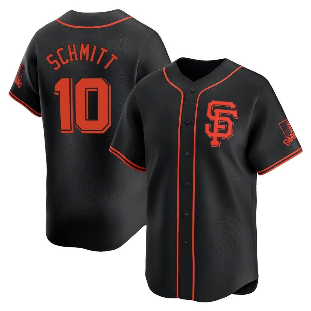 Friene SF.Giants #10 Casey Schmitt Player  Black 2026 Home Limited Stitched Jerseys