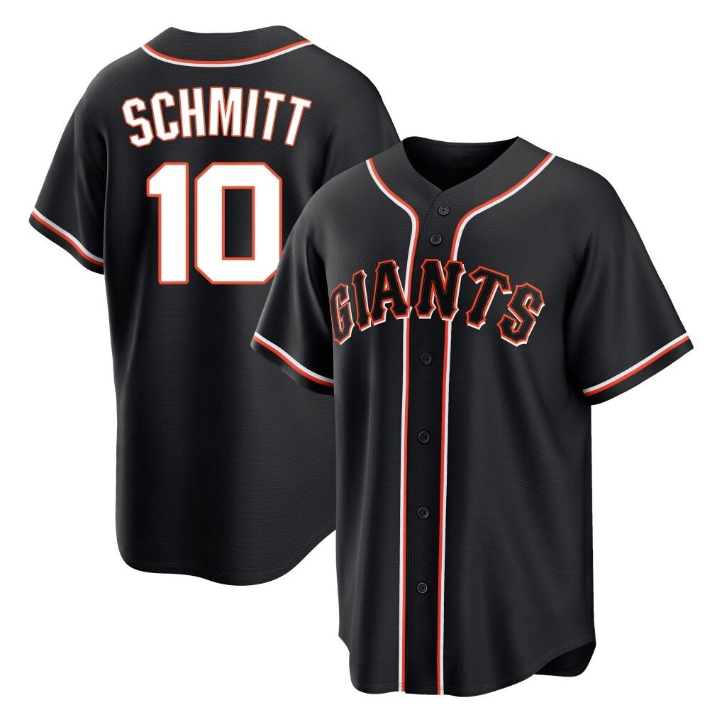 Friene SF.Giants #10 Casey Schmitt Player Black Fashion Out Home Limited Stitched Jerseys