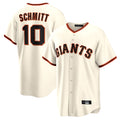 Friene SF.Giants #10 Casey Schmitt Player Cream Home Game Stitched Jerseys