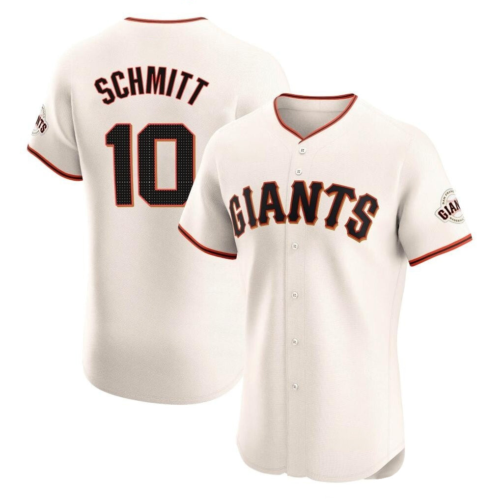 Friene SF.Giants #10 Casey Schmitt Player Cream Home Limited Elite Stitched Jerseys