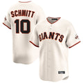Friene SF.Giants #10 Casey Schmitt Player Cream Home Limited Stitched Jerseys
